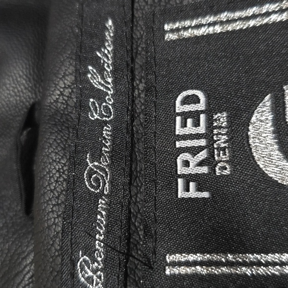 Fried Denim Men’s Quilted Black Zip/Snap Up Vest Size Medium - Picture 12 of 13